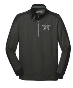 Roto Grip Grey Coolwick Nike Mens 1/2-Zip Pullover