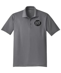 DV8 Mens Tall Sport-Tek Polo Grey Concrete Bowling Shirt