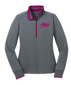 Motiv Grey Fushia Coolwick Nike Womens 1/2-Zip Pullover