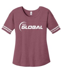 900 Global Cardinal Coolwick Womens Scorecard T Shirt Tee