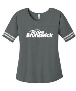 Brunswick Charcoal Coolwick Womens Scorecard T Shirt Tee