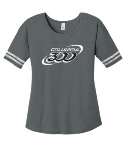 Columbia 300 Charcoal Coolwick Womens Scorecard T Shirt Tee