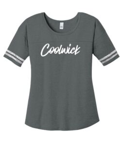 Signature Coolwick Charcoal Coolwick Womens Scorecard T Shirt Tee