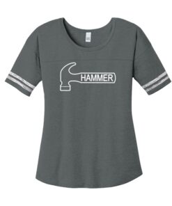 Hammer Charcoal Coolwick Womens Scorecard T Shirt Tee