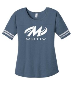 Motiv Navy Coolwick Womens Scorecard T Shirt Tee