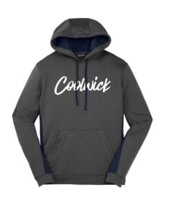 Signature CoolWick Men's Fleece Colorblock Hoodie