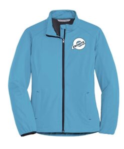 Ebonite Women's Total Gear Active Soft Shell Jacket Cyan