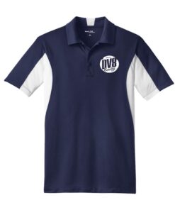 DV8 Mens Tall White Navy Sport Tek Micro Polo