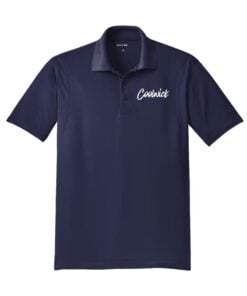 Coolwick Logo Mens Tall Sport-Tek Navy Polo Bowling Shirt
