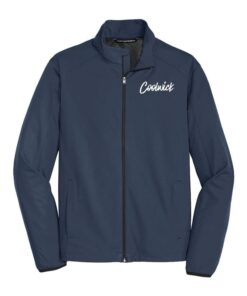 CoolWick Men's Crash Active Soft Shell Jacket Navy