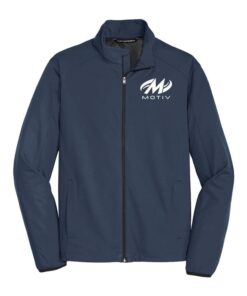 CoolWick Motiv Men's Crash Active Soft Shell Jacket Navy