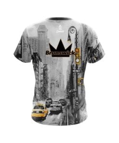 Alternative view of Brunswick New York Taxi CoolWick Bowling Jersey