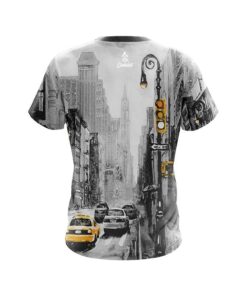 Alternative view of Plain New York Taxi CoolWick Bowling Jersey