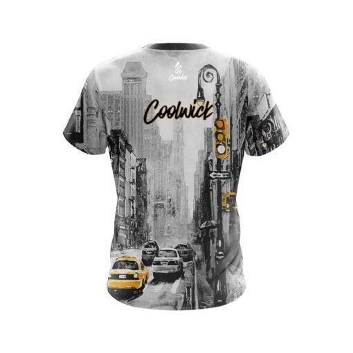 Signature Coolwick logo New York Taxi Bowling Jersey - Image 2