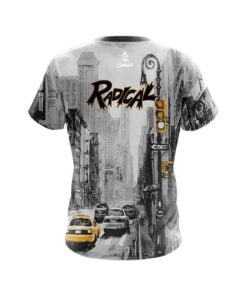 Alternative view of Radical New York Taxi CoolWick Bowling Jersey