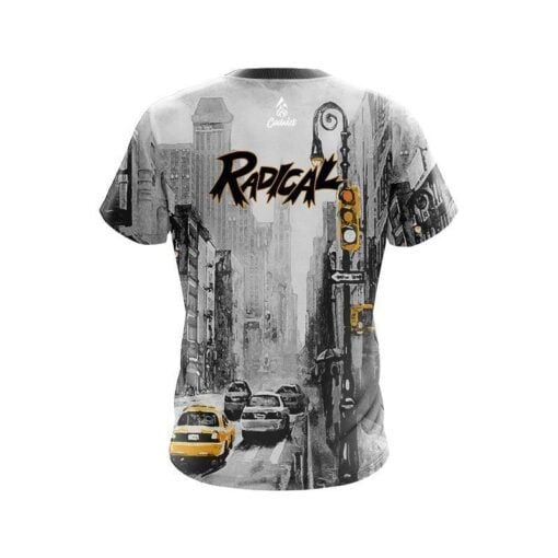 Radical New York Taxi CoolWick Bowling Jersey - Image 2