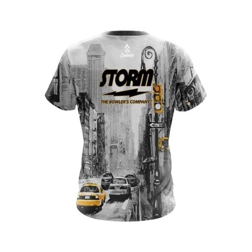 Storm New York Taxi CoolWick Bowling Jersey - Image 2