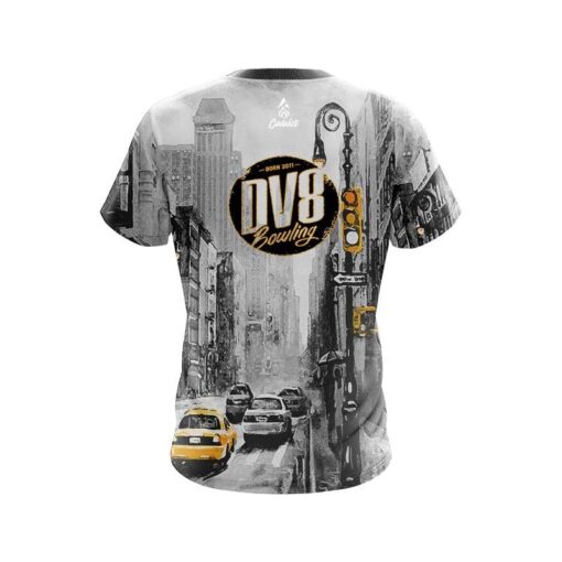 DV8 New York Taxi CoolWick Bowling Jersey - Image 2