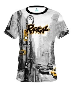 Radical New York Taxi CoolWick Bowling Jersey