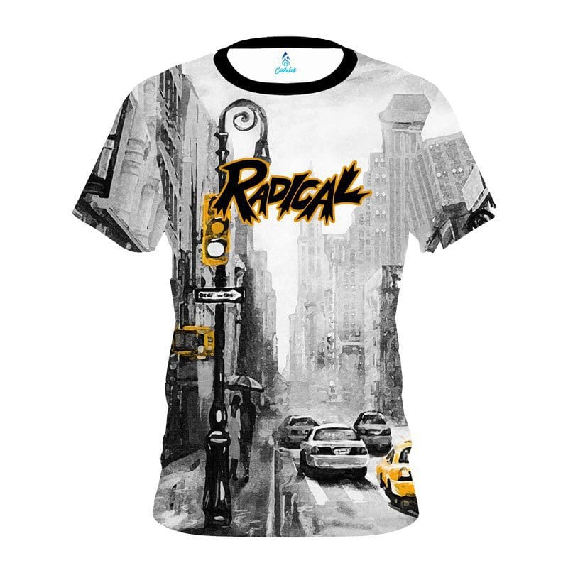 Radical New York Taxi CoolWick Bowling Jersey