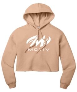 Motiv Women’s Peach CoolWick Sponge Cropped Bowling Hoodie
