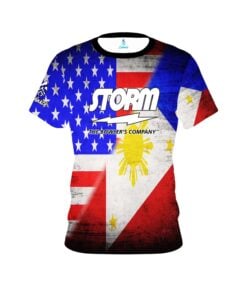 Storm USA Philippines Flag CoolWick Bowling Jersey