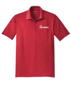 900 Global Mens Tall Sport-Tek Red Polo Bowling Shirt