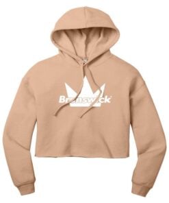 Brunswick Women’s Peach CoolWick Sponge Cropped Bowling Hoodie