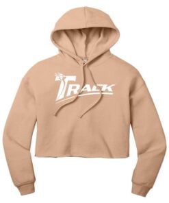 Track Women’s Peach CoolWick Sponge Cropped Bowling Hoodie