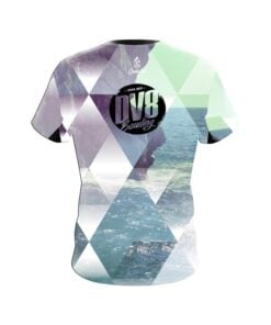 Alternative view of DV8 Geometric Ocean CoolWick Bowling Jersey