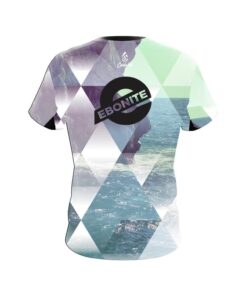 Alternative view of Ebonite Geometric Ocean CoolWick Bowling Jersey