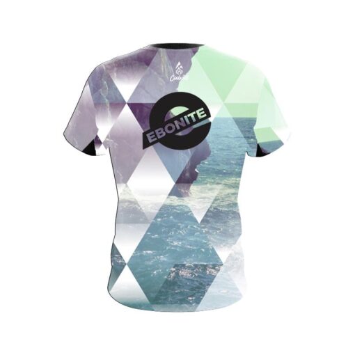 Ebonite Geometric Ocean CoolWick Bowling Jersey - Image 2