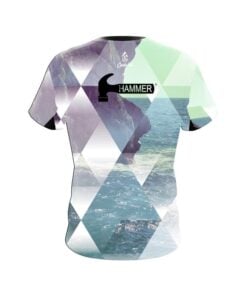 Alternative view of Hammer Geometric Ocean CoolWick Bowling Jersey