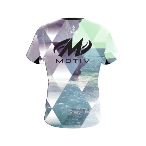 Motiv Geometric Ocean CoolWick Bowling Jersey - Image 2