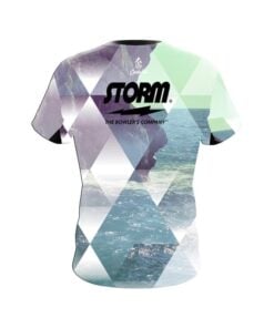 Alternative view of Storm Geometric Ocean CoolWick Bowling Jersey