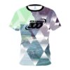 Columbia 300 Geometric Ocean CoolWick Bowling Jersey
