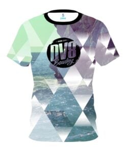 DV8 Geometric Ocean CoolWick Bowling Jersey