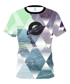 Ebonite Geometric Ocean CoolWick Bowling Jersey