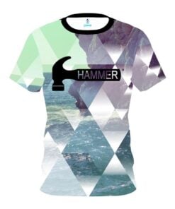 Hammer Geometric Ocean CoolWick Bowling Jersey