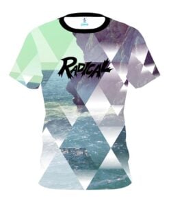 Radical Geometric Ocean CoolWick Bowling Jersey