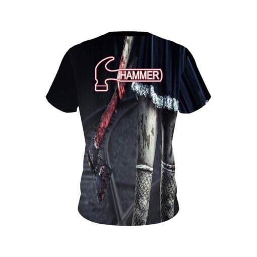 Hammer Halloween Axe Coolwick Bowling Jersey - Image 2