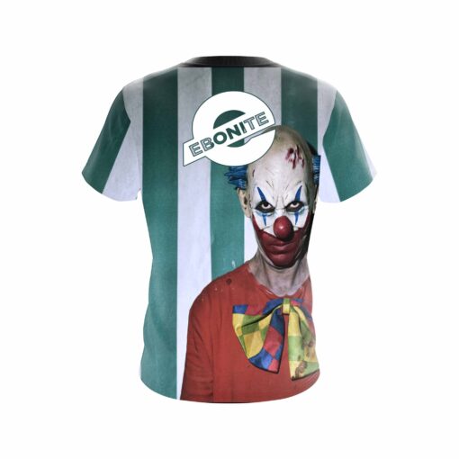 Ebonite Halloween Creepy Clown Coolwick Bowling Jersey - Image 2