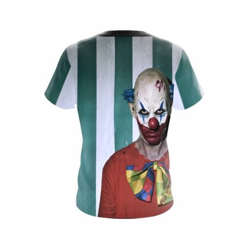 Plain Halloween Creepy Clown Coolwick Bowling Jersey - Image 2