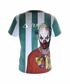 Alternative view of Pyramid Halloween Creepy Clown Coolwick Bowling Jersey