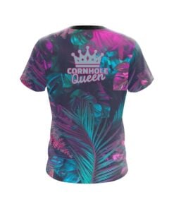 Alternative view of Tropical Jungle Cornhole Queen Coolwick Jersey