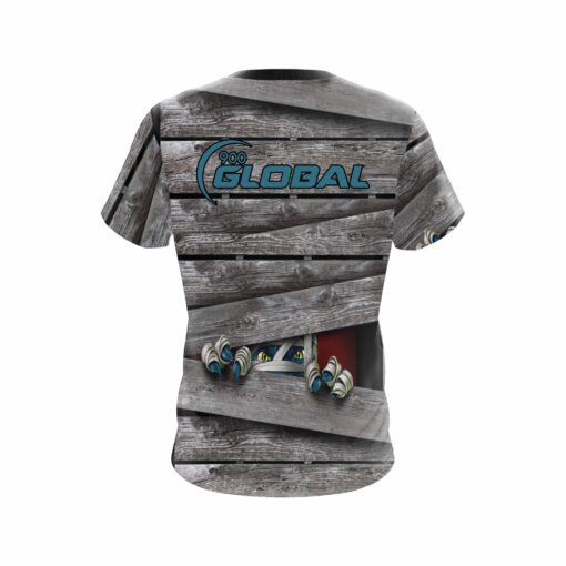 900 Global Halloween Peek A Boo Monster Coolwick Bowling Jersey - Image 2