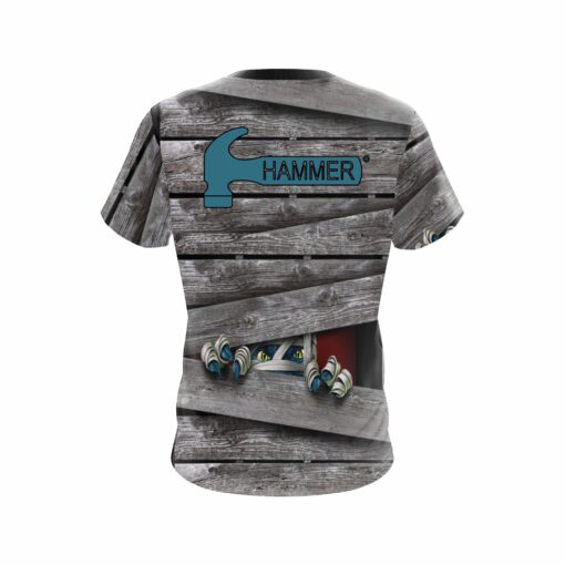 Hammer Halloween Peek A Boo Monster Coolwick Bowling Jersey - Image 2