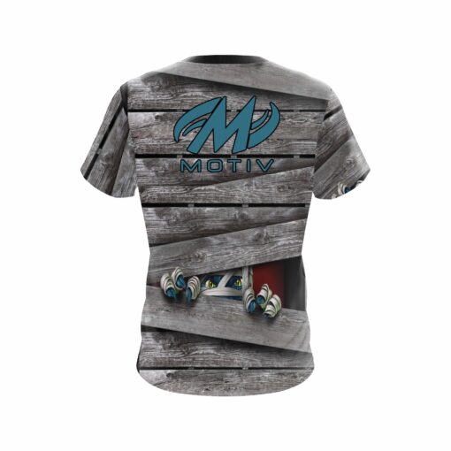 Motiv Halloween Peek A Boo Monster Coolwick Bowling Jersey - Image 2