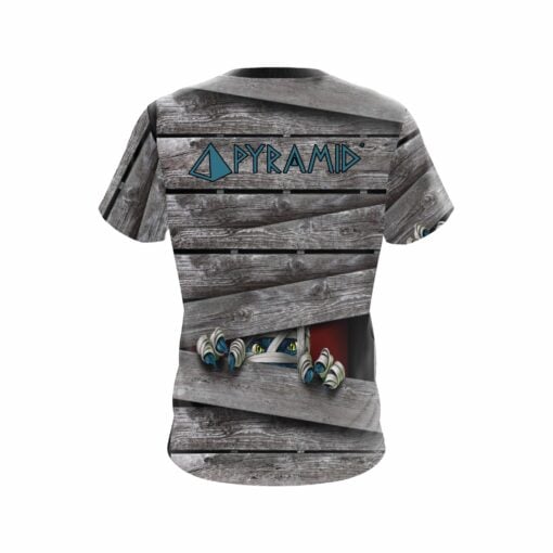 Pyramid Halloween Peek A Boo Monster Coolwick Bowling Jersey - Image 2