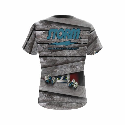 Storm Halloween Peek A Boo Monster Coolwick Bowling Jersey - Image 2